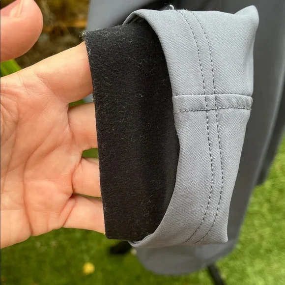 TITLE NINE Women's Gray softshell Trench Coat with Purple accents - Picture 11 of 14